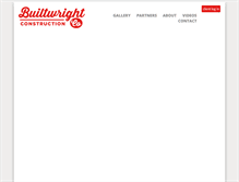 Tablet Screenshot of builtwright-construction.com